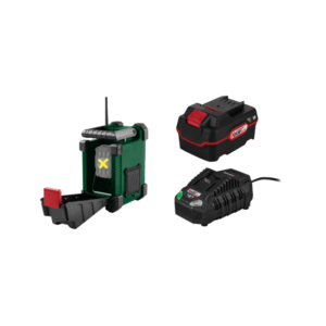 PARKSIDE® Aku stavebné rádio 20 V/12 V PBR F10 A1 + Akumulátor 20 V/4 Ah PAP 20 B3 + Nabíjačka akumulátora 20 V/4, 5 A PLG 20 C3 vyobraziť