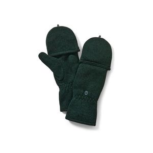 Odklápacie palčiaky z pleteného flísu, zelené vyobraziť