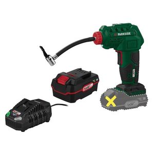 PARKSIDE® Aku kompresor PAK 20-Li B2 + Akumulátor 20 V/4 Ah + Nabíjačka 20 V/4, 5 A vyobraziť