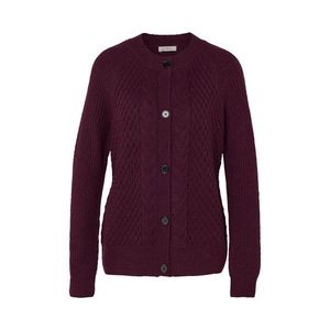 Pletený kardigán s vrkočovým vzorom vyobraziť