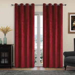 Záves na priechodkách LILI YC11931/280G/11/140x250 červený vyobraziť