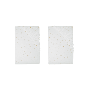 LIVARNO® Napínacia džersejová plachta, hviezdy, 90 - 100 x 200 cm, 2 kusy vyobraziť