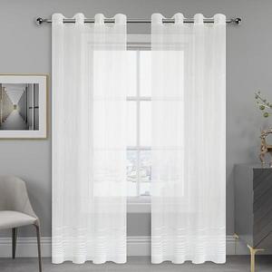 Záclona na krúžkoch JULIA E6216 140x250 biela vyobraziť
