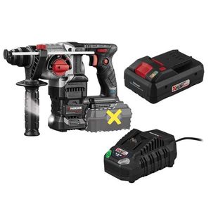 PARKSIDE PERFORMANCE® Aku kombinované kladivo PKHAP 20-Li + Smart akumulátor 20 V/4Ah + Nabíjačka 20 V/4, 5 A vyobraziť