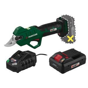 PARKSIDE® Aku nožnice na konáre PAAS 20-Li B1 + Smart akumulátor 20 V/4Ah + Nabíjačka 20 V/4, 5 A vyobraziť