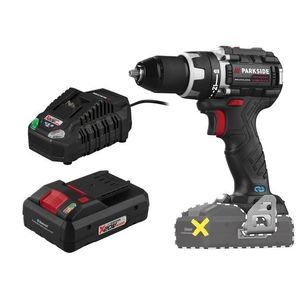 PARKSIDE PERFORMANCE® Aku vŕtací skrutkovač PABSP 20 C4 + Smart akumulátor 20 V/4Ah + Nabíjačka 20 V/4, 5 A vyobraziť