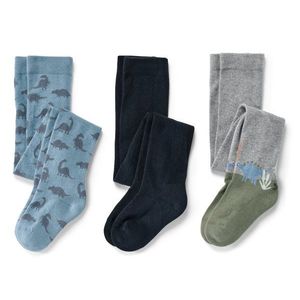 Detské pančuchové nohavice, 3 páry, modré vyobraziť