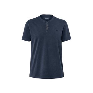 Tričko henley »Mustang«, modré vyobraziť