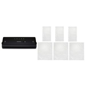 SILVERCREST® Vákuovačka SV 130 A1, čierna + Fóliové vrecká, 15 x 25 cm, 150 kusov + Fóliové vrecká, 25 x 30 cm, 75 kusov vyobraziť