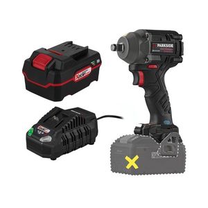 PARKSIDE PERFORMANCE® Aku rázový uťahovák 20 V PPDSSA 20-Li A1 + Akumulátor 20 V 4 Ah + Rýchlonabíjačka 20 V 4, 5A vyobraziť