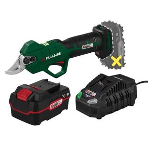 PARKSIDE® Aku nožnice na konáre PAAS 20-Li B1 + Akumulátor 20 V 4 Ah + Rýchlonabíjačka 20 V 4, 5A vyobraziť
