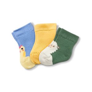 Ponožky z froté pre bábätká, 3 páry vyobraziť