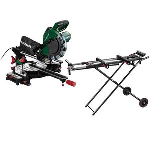 PARKSIDE® Skracovacia a pokosová píla PZKS 2000 C3 + Prenosný pracovný stôl s držiakom náradia vyobraziť