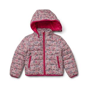 Detská prešívaná vesta, kvietkovaná vyobraziť