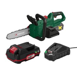 PARKSIDE® Aku reťazová píla PAKS 20-Li E5 + Akumulátor 20 V/2 Ah + Nabíjačka 20 V/2, 4 A vyobraziť