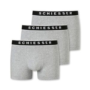 Boxerky SCHIESSER s biobavlnou, 3 ks, sivé s melírom vyobraziť