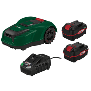 PARKSIDE® Robotická kosačka Smart PAMRS 1000 A1 + Rýchlonabíjačka akumulátora 20 V/4, 5 A + Akumulátor 20 V/4 Ah vyobraziť