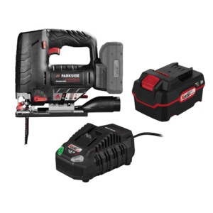 PARKSIDE PERFORMANCE® Aku priamočiara píla PPSTDA 20-Li A1 + Rýchlonabíjačka akumulátora 20 V 4, 5A PLG 20 C3 + Akumulátor 20 V 4 Ah PAP 20 B3 vyobraziť