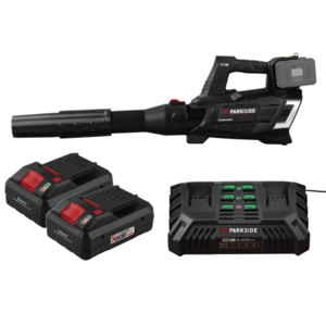 PARKSIDE PERFORMANCE® Aku turbínový fúkač lístia PPTLBA 40-Li C3 + Smart akumulátor 20V/4Ah, 2 kusy + Dvojitá nabíjačka na akumulátor 20V/4, 5A vyobraziť