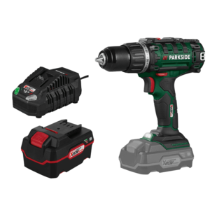 PARKSIDE® Aku vŕtací skrutkovač PABS 20-Li I9 + Akumulátor 20 V/4 Ah PAP 20 B3 + Nabíjačka akumulátora 20 V/4, 5 A PLG 20 C3 vyobraziť