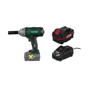 PARKSIDE® Aku rázový uťahovák 20 V PASSK 20-Li C4 + Akumulátor 20 V/4 Ah PAP 20 B3 + Nabíjačka akumulátora 20 V/4, 5 A PLG 20 C3 vyobraziť