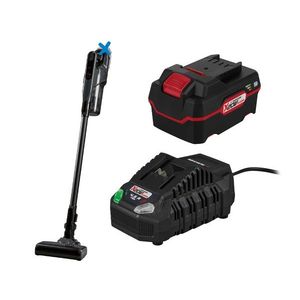 SILVERCREST® Aku tyčový cyklónový vysávač 20 V + Akumulátor 20 V 4 Ah + Nabíjačka akumulátora 20 V/4, 5 A vyobraziť