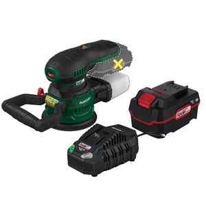 PARKSIDE® Aku excentrická brúska PAEXS 20-Li B2 + Akumulátor 20 V 4 Ah + Nabíjačka akumulátora 20 V/4, 5 A vyobraziť