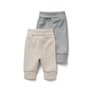 Dojčenské tepláky s počesanou vnútornou stranou, 2 ks vyobraziť