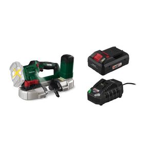 PARKSIDE® Aku pásová píla 20 V PMBA 20-Li A1 + Smart akumulátor 20 V/4Ah PAPS 204 A1 + Nabíjačka akumulátora 20 V/4, 5 A PLG 20 C3 vyobraziť