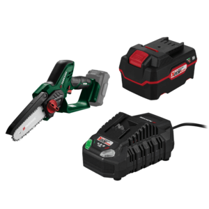 PARKSIDE® Aku reťazová píla 20 V PAGHS C3 + Akumulátor 20 V/4 Ah + Nabíjačka akumulátora 20 V/4, 5 A vyobraziť