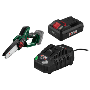 PARKSIDE® Aku reťazová píla 20 V PAGHS C3 + Smart akumulátor 20 V/4 Ah + Nabíjačka akumulátora 20 V/4, 5 A vyobraziť