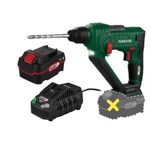 PARKSIDE® Aku vŕtacie kladivo 20 V PABH 20-Li D4 + Akumulátor 20 V/4 Ah + Nabíjačka akumulátora 20 V/4, 5 A vyobraziť