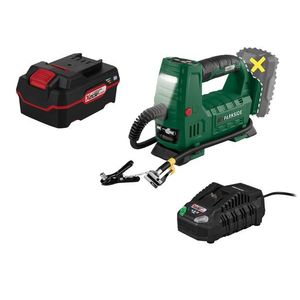 PARKSIDE® Aku kompresor 20 V PAKT 20-Li A1 + Akumulátor 20 V/4 Ah + Nabíjačka akumulátora 20 V/4, 5 A vyobraziť