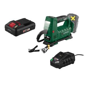 PARKSIDE® Aku kompresor 20 V PAKT 20-Li A1 + Smart akumulátor 20 V/4Ah + Nabíjačka akumulátora 20 V/4, 5 A vyobraziť