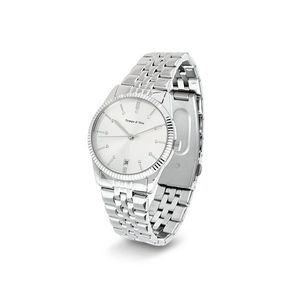 Dámske hodinky z ušľachtilej ocele s dátumom vyobraziť