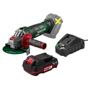 PARKSIDE® Aku uhlová brúska PWSA 20-Li G4 + Akumulátor 20 V 2 Ah + Nabíjačka na akumulátor 20 V/2, 4 A vyobraziť