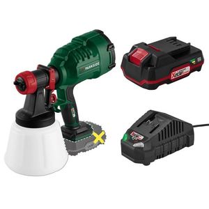 PARKSIDE® Aku striekacia pištoľ na farbu PFSA 20-Li B2 + Akumulátor 20 V 2 Ah + Nabíjačka na akumulátor 20 V/2, 4 A vyobraziť