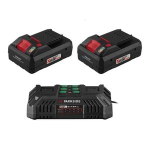 PARKSIDE PERFORMANCE® Smart akumulátor 20 V/4Ah, 2 kusy + Dvojitá nabíjačka na akumulátor 20 V/4, 5 A vyobraziť