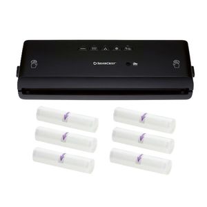 SILVERCREST® Vákuovačka SV 130 A1, čierna + Fólie na vákuovanie, 20 cm, 6 kusov vyobraziť