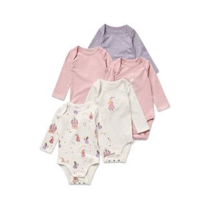 Body pre bábätká s možnosťou prispôsobenia veľkosti, princezná, 5 ks vyobraziť