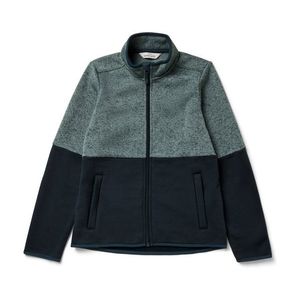 Detská hybridná bunda z pleteného flísu vyobraziť