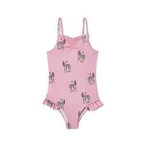 Jednodielne plavky s volánikmi vyobraziť