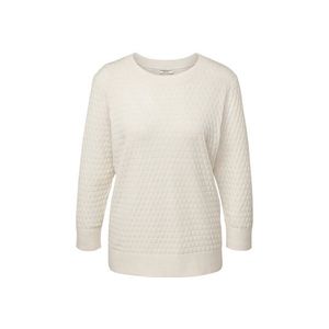 Štruktúrovaný pletený pulóver vyobraziť