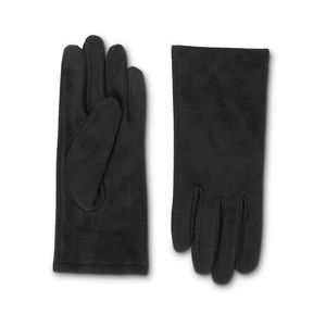Rukavice vo vzhľade velúrovej kože, čierne vyobraziť