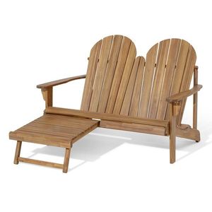 Adirondack dvojité relaxačné kreslo s vyťahovacou opierkou nôh vyobraziť