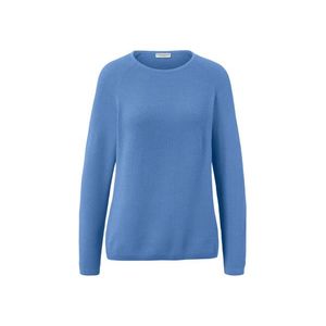 Pletený pulóver, modrý vyobraziť