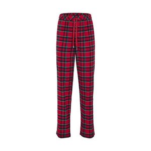 Flanelové nohavice na voľný čas, červené vyobraziť