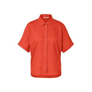 Ľanová blúzka, oranžová vyobraziť