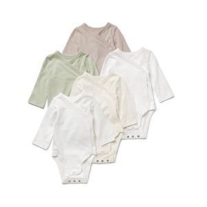 Body pre bábätká s možnosťou prispôsobenia veľkosti, 5 ks vyobraziť
