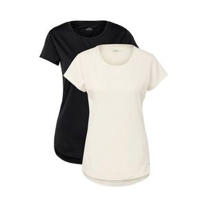 Funkčné tričká, 2 ks, čierne/sivobiele vyobraziť